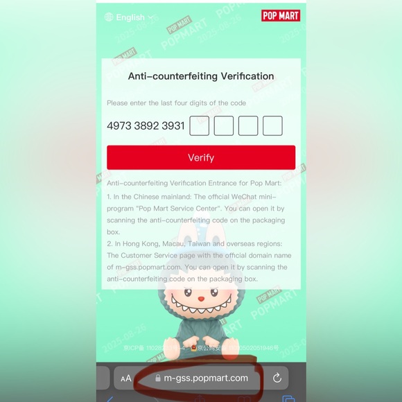 “Coconut SeaSalt” 💯% Authentic
The Monsters “Exciting Macaron”Vinyl face Labubu - Picture 9 of 9